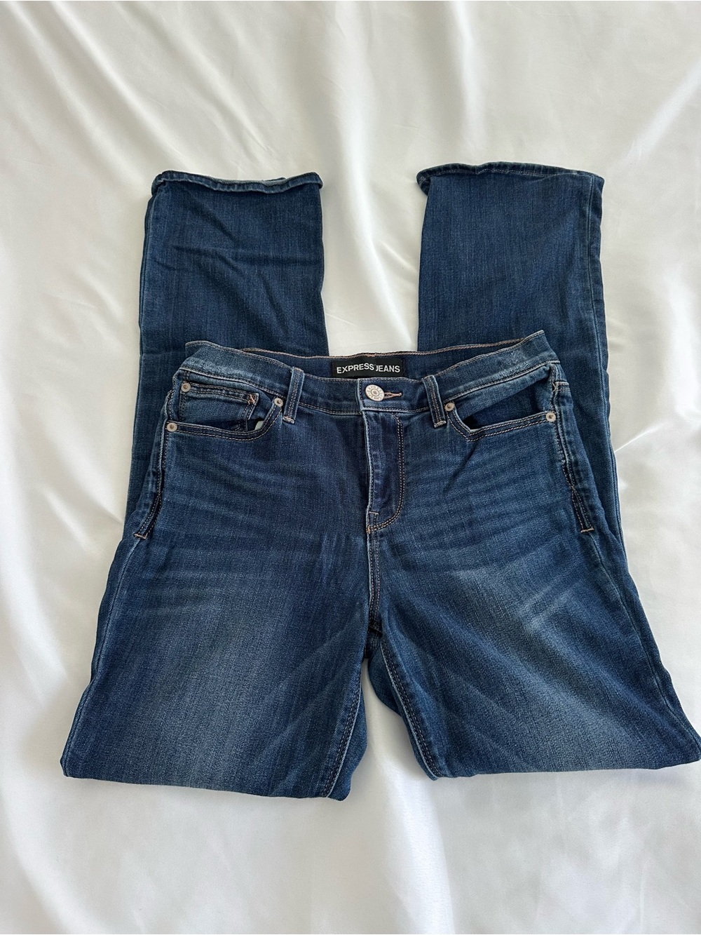 Y2K Express Women's Dark Blue Skinny Jeans